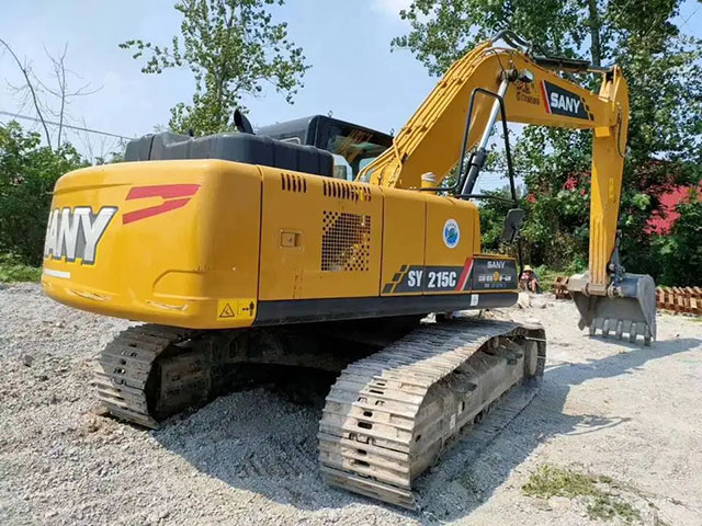 90% New SANY SY215 used sany excavator for sale with low hours sany sy215c excavator
