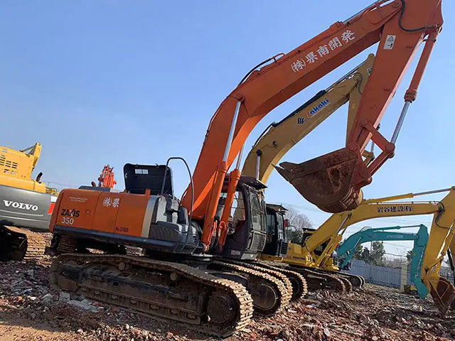 උසස් තත්ත්වයේ කර්මාන්තශාලා මිල භාවිතා කරන ලද ඉදිකිරීම් උපකරණ Hitachi Zx350 Crawler Excavator Machine භාවිතා කරන ලද Hitachi Digger
