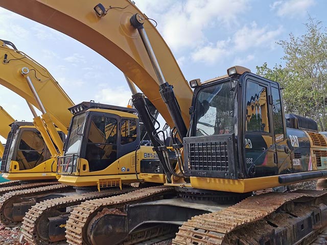 Caterpillar 2020 used big excavator grapple hydraulic excavator